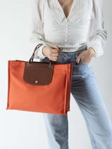 Longchamp Cabas longchamp du march Oranje-vue-porte